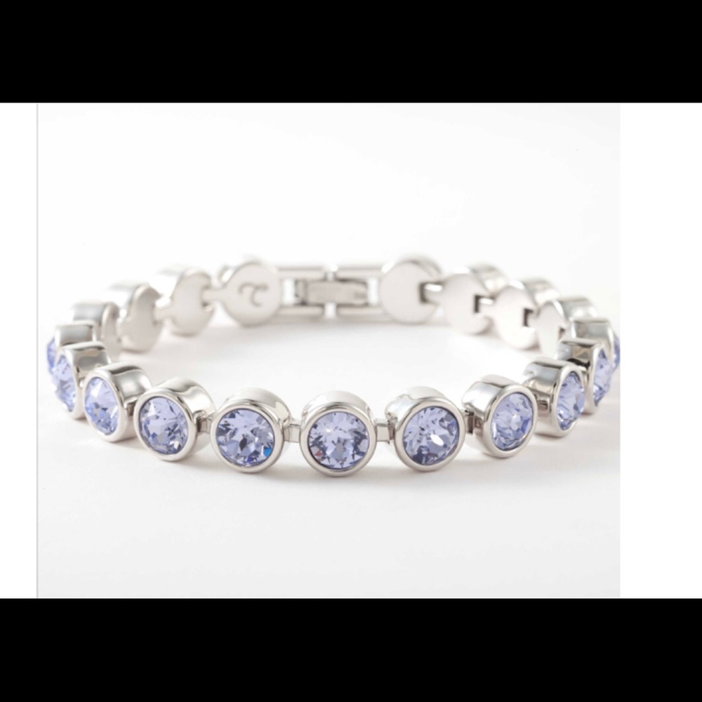 Ice Bracelet Provence Lavender BNIB Touchstone Crystal by Swarovski retail $115